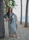 Ladies Flavour Mirza Chanderi Readymade Suits Catalog
